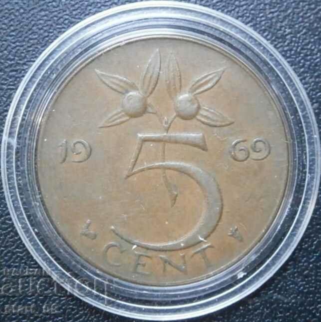 5 cenți 1969 Olanda