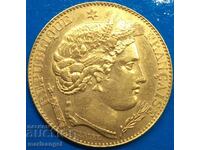 Franta 10 franci 1896 3.22g calitate "Ceres".