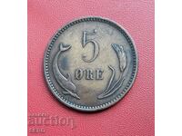 Denmark-5 yore 1884-rare