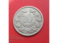 Luxembourg-10 cents 1901