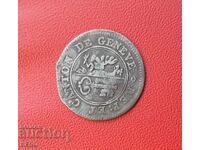 Elveția-Geneva-6 denari 1819