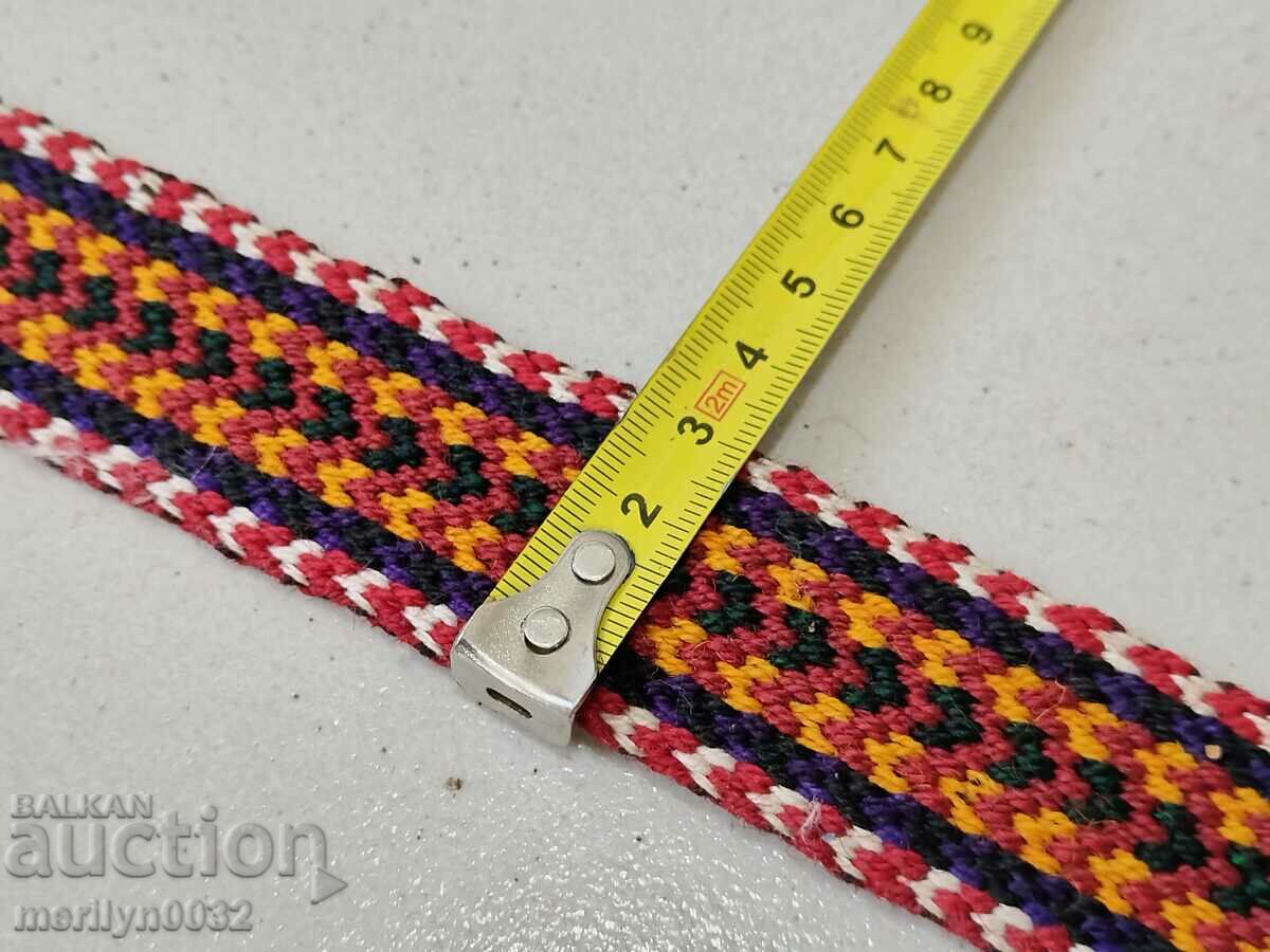 Old handwoven belt 2.13 meters girdle belt costume - 5 Old handwoven belt 2.13 meters girdle belt costume - 5