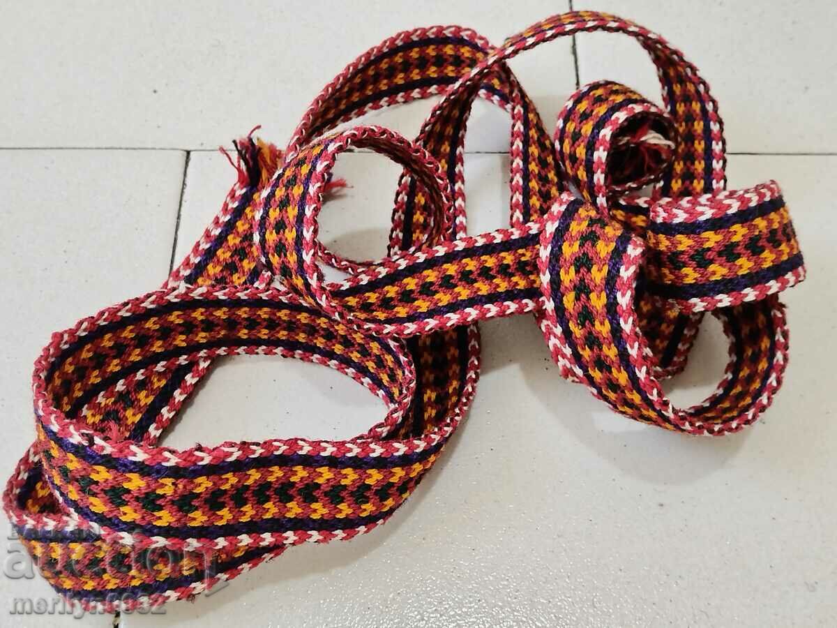 Old handwoven belt 2.13 meters girdle belt costume - 7 Old handwoven belt 2.13 meters girdle belt costume - 7