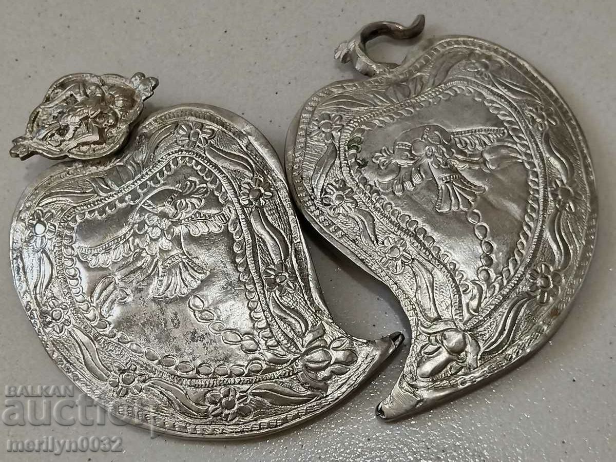 Revival hammered pafti pafta silver - 6 Revival hammered pafti pafta silver - 6