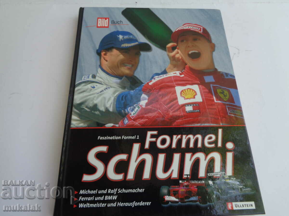 F1 FORMULA 1 SCHUMAHER BOOK CAR CAR RALLY