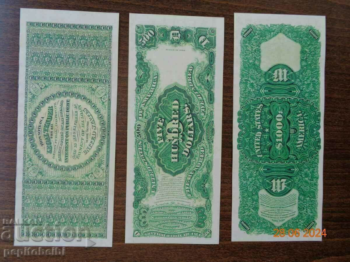 Delivery of Old and rare US banknote - 1863 the banknote is a copy Delivery of Old and rare US banknote - 1863 the banknote is a copy