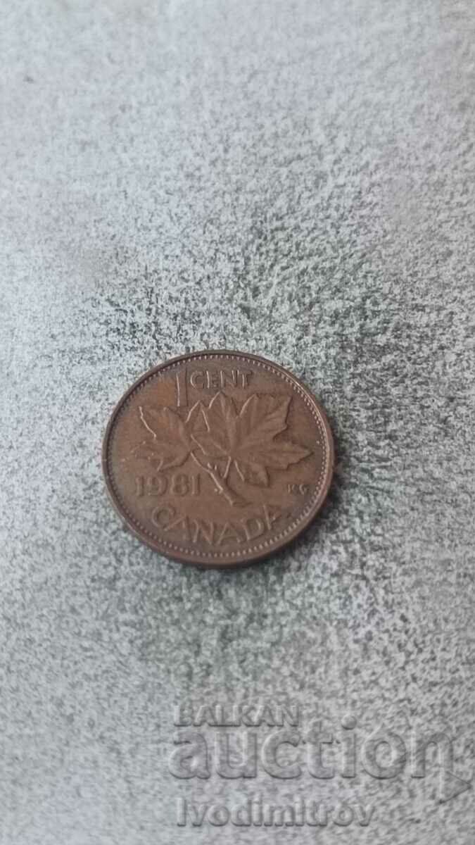 Καναδάς 1 σεντ 1981