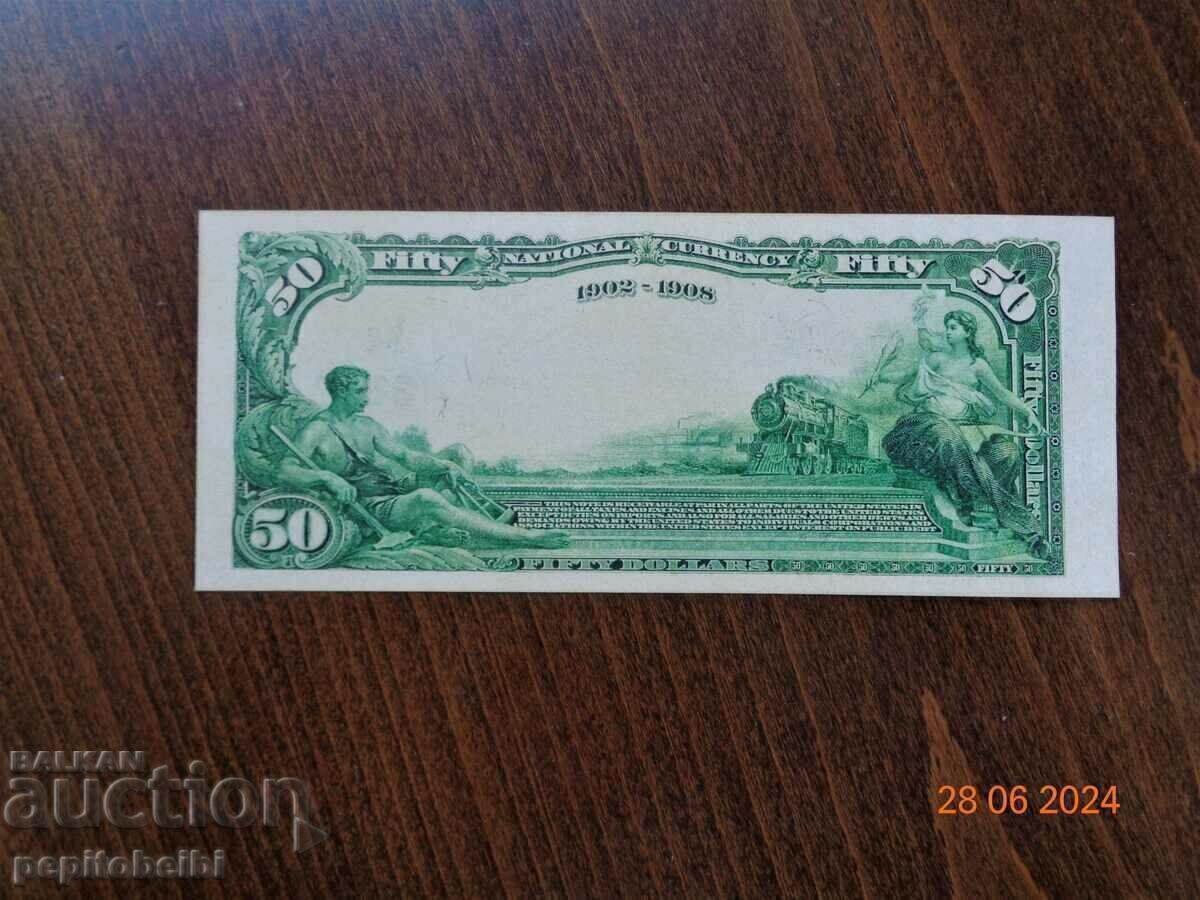 Стара и  рядка банкнота  Сащ -1902 г.  банкнотата е копие с цена € 3.60 | 7.04 лв.