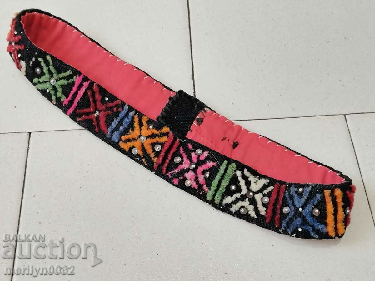 Auction Old handwoven belt, girdle, costume belt Auction Old handwoven belt, girdle, costume belt