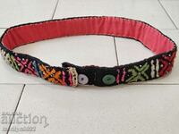 Old handwoven belt, girdle, costume belt