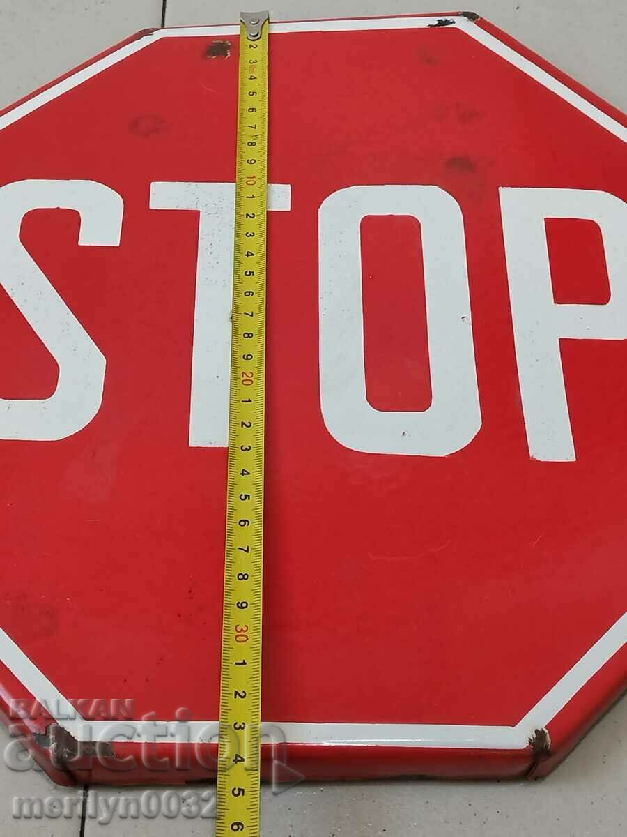 Auction Enamel road sign from the early 1960s NRB Auction Enamel road sign from the early 1960s NRB