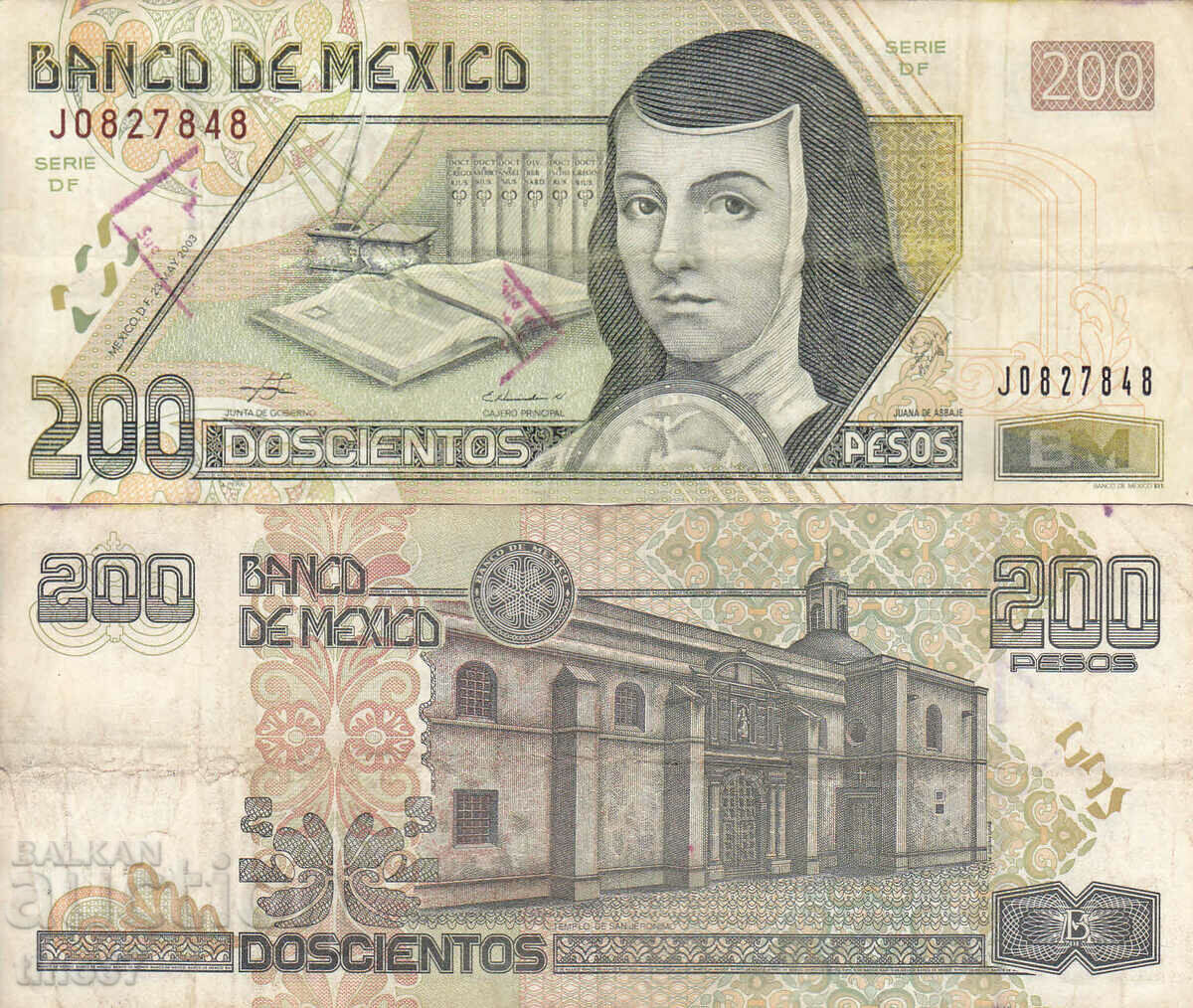 tino37- MEXICO - 200 PESOS -2003 - F+
