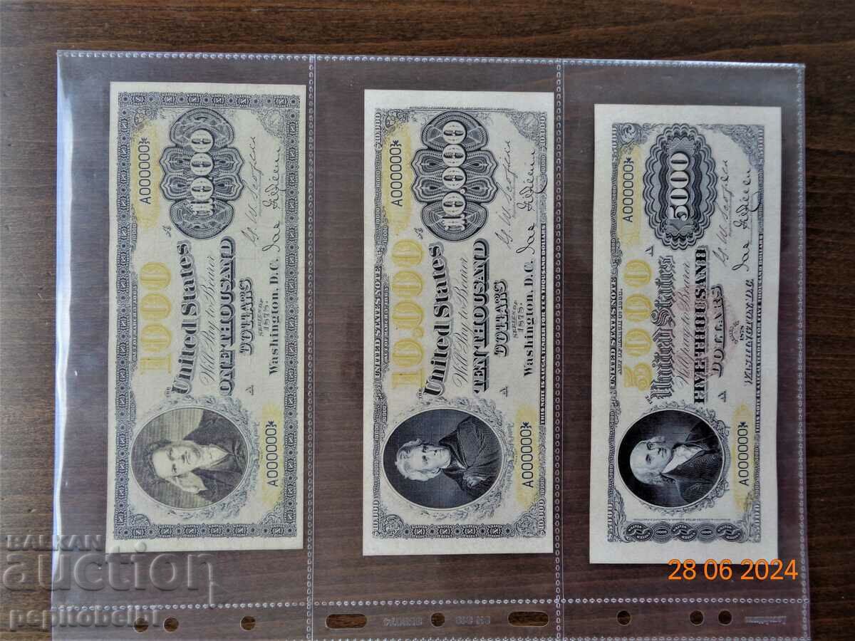 Rare USA 1978 Banknotes copies