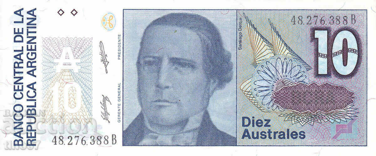 tino37- ARGENTINA - 10 AUSTRALIA - 1987/89 - UNC with price € 1.20 | 2.35 BGN