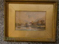 Old Victorian watercolor