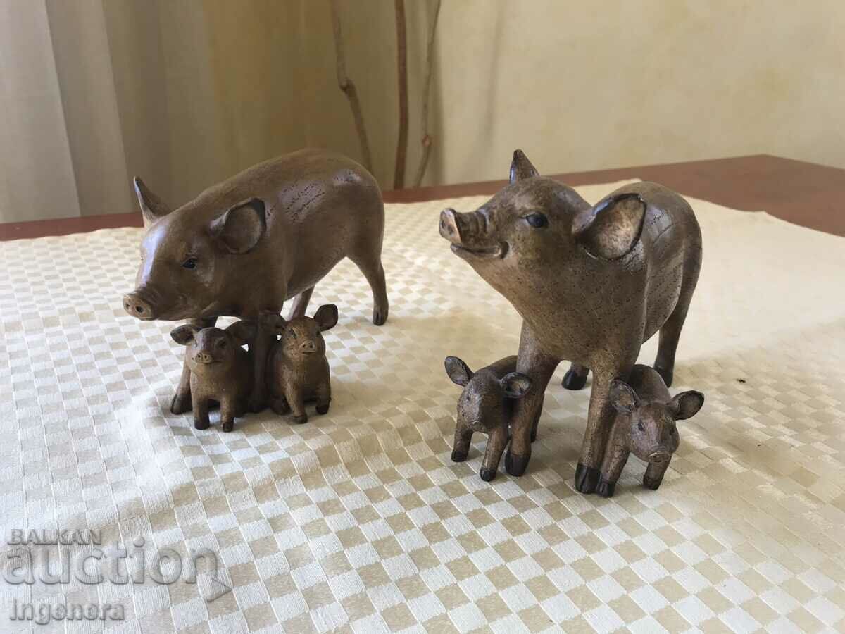 FIGURE SCULPTURE STATUETTE FROM THE 80'S FINE CERAMICS ENGLAND - 7