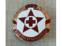 Badge - Honorary Blood Donor NRB - on a screw