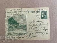 postcard Cattle exhibition t sign 1 BGN 1935 Brenica