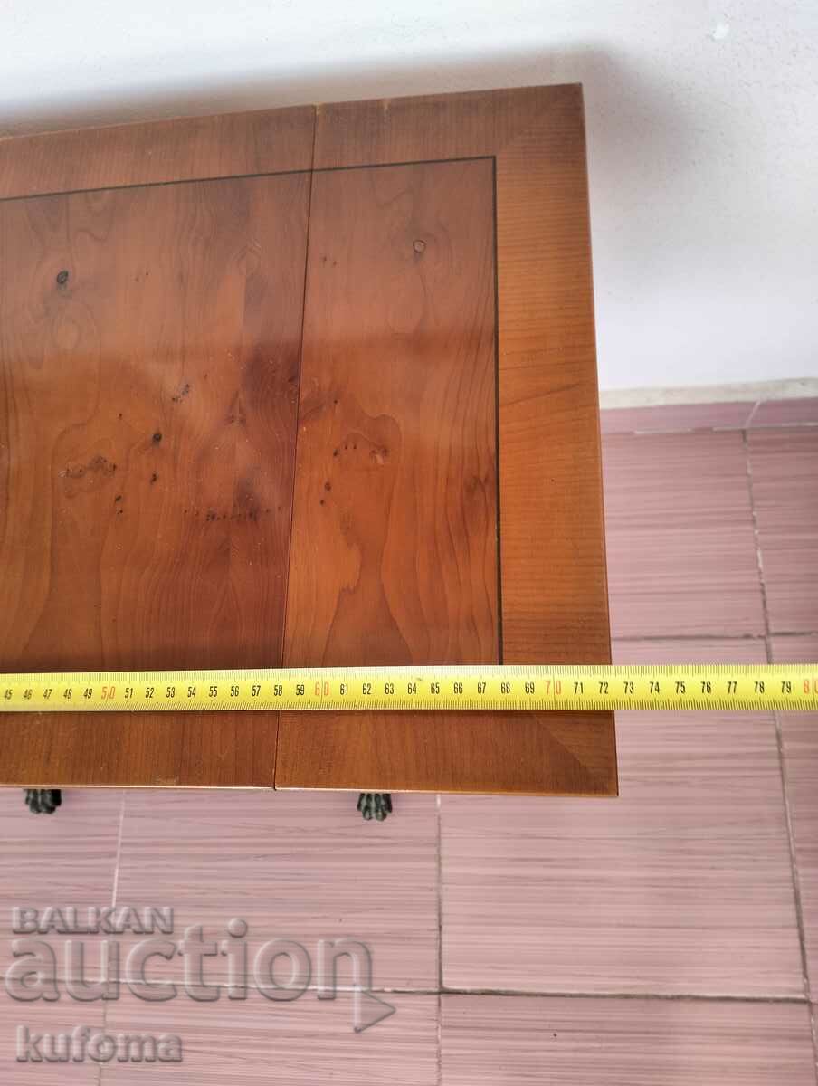 Auction A solid wooden table or bedside table Auction A solid wooden table or bedside table