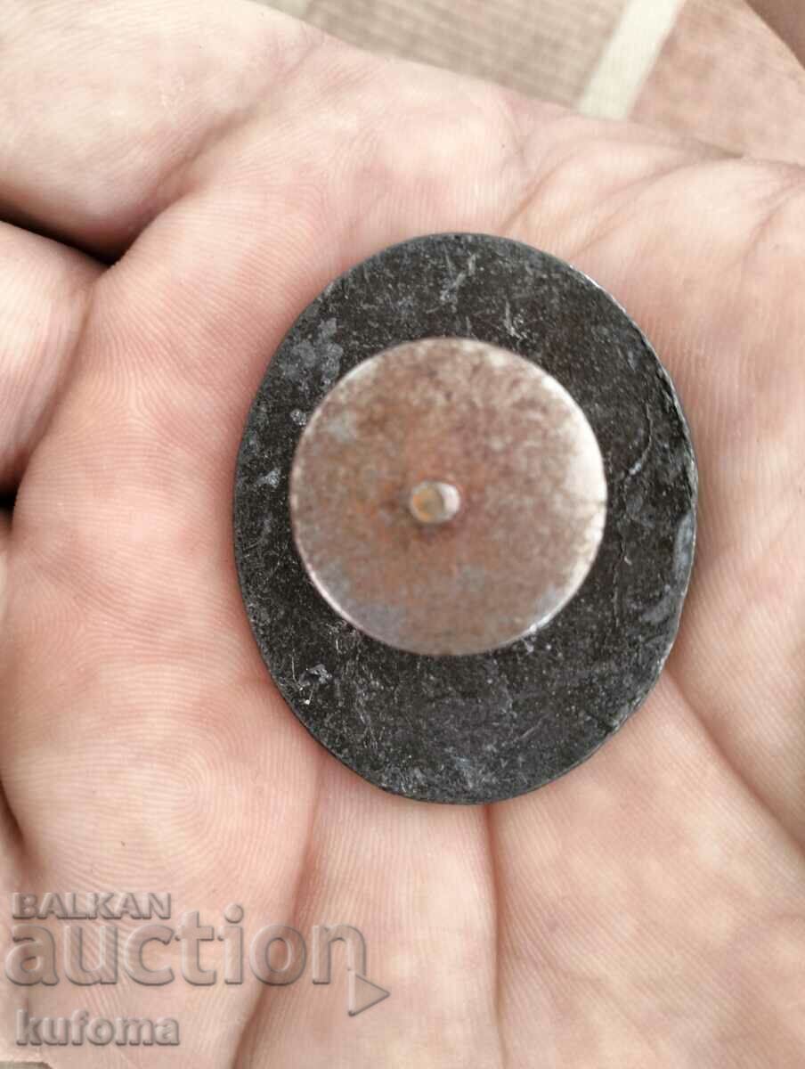 German badge with price € 34.99 | 68.43 BGN