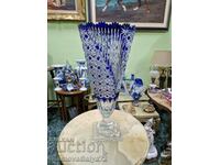 Superb Oversized Bohemia Crystal Vase