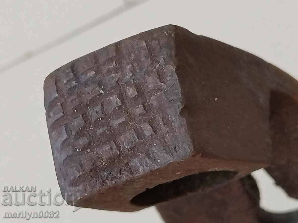 Carpenter's adze with master's stamp ax knife early 20th century - 7 Carpenter's adze with master's stamp ax knife early 20th century - 7