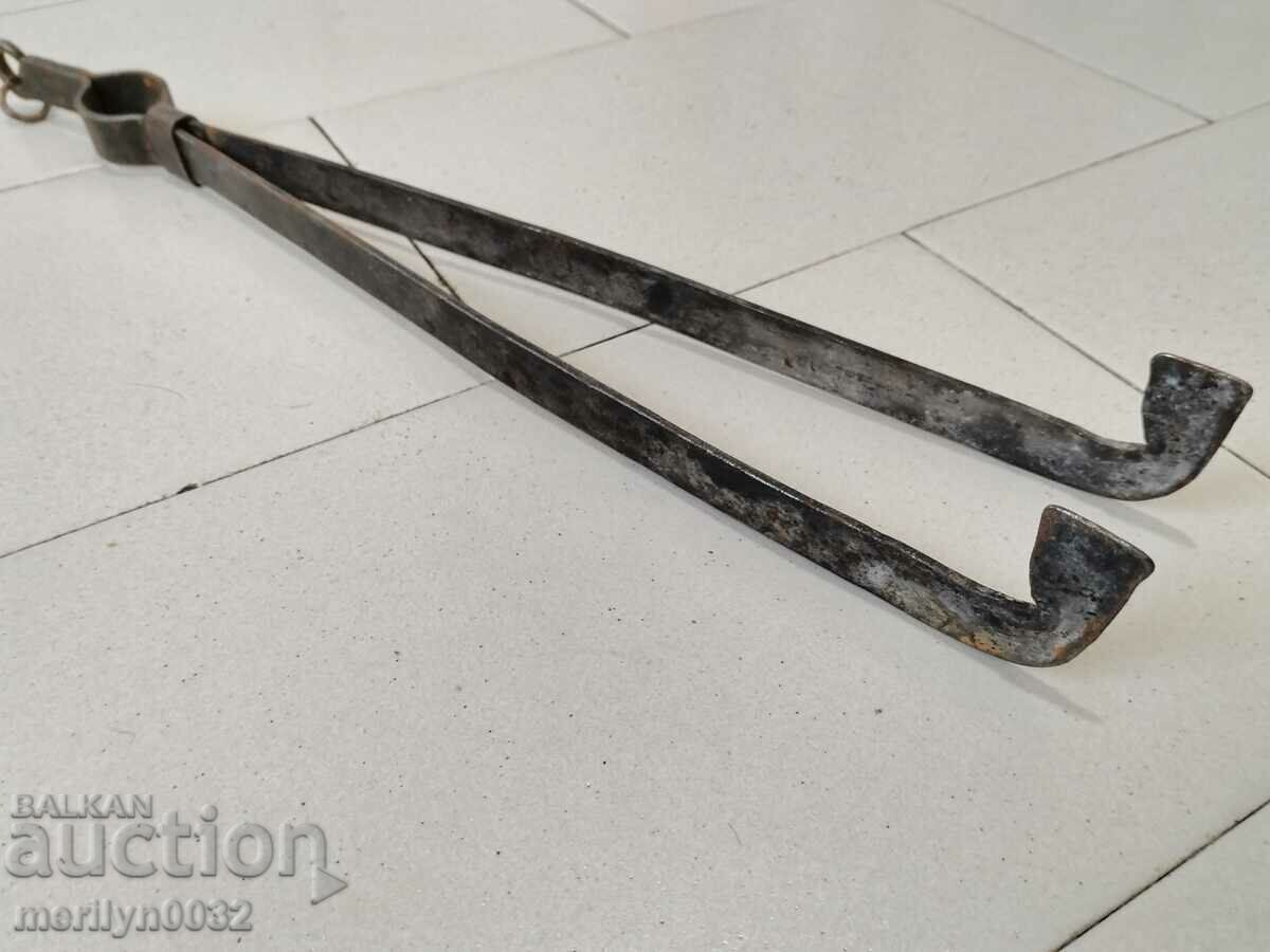 Old dilaf, tongs, wrought iron for oven - 7 Old dilaf, tongs, wrought iron for oven - 7