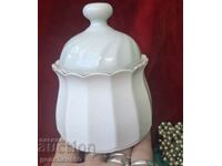 Bone china-sugar bowl to complement