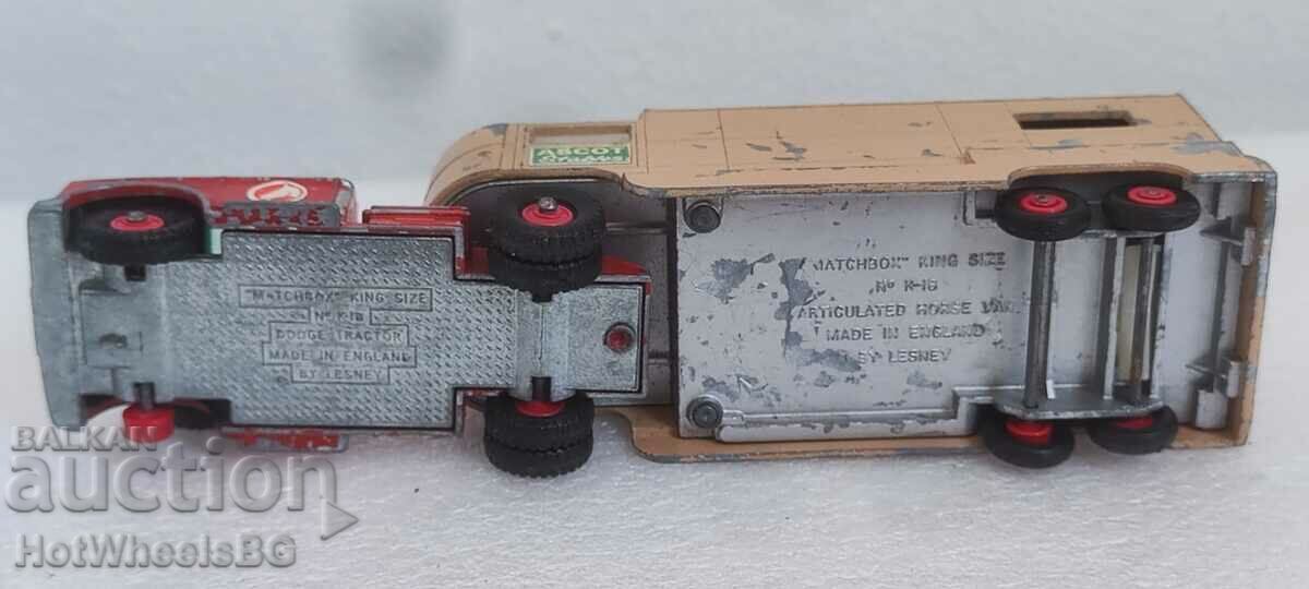 MATCHBOX LESNEY King Size No. K-18A Articulated Horse Box. - 7 MATCHBOX LESNEY King Size No. K-18A Articulated Horse Box. - 7