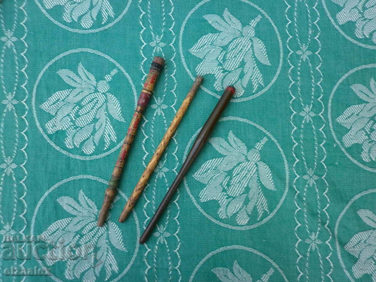 Old wooden pens