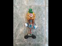 Old Murano Glass Clown Figure