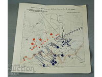Στρατιωτικός χάρτης της Μάχης της 1ης Ταξιαρχίας Dranova, 1915