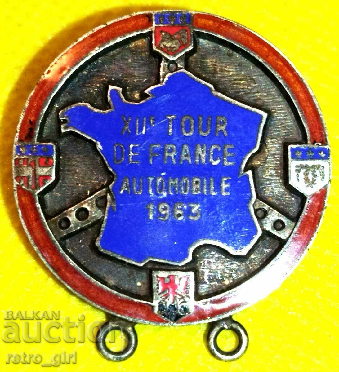 Παλιά πινακίδα Tour de France - 1963