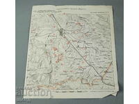 1938 Военна карта Укрепеният пункт Пирот