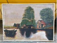 Pictură veche de autor Ivan Mitev - semnată