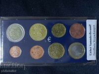 Finlanda 1999 - 2002 - Euro stabilit de la 1 cent la 2 euro UNC