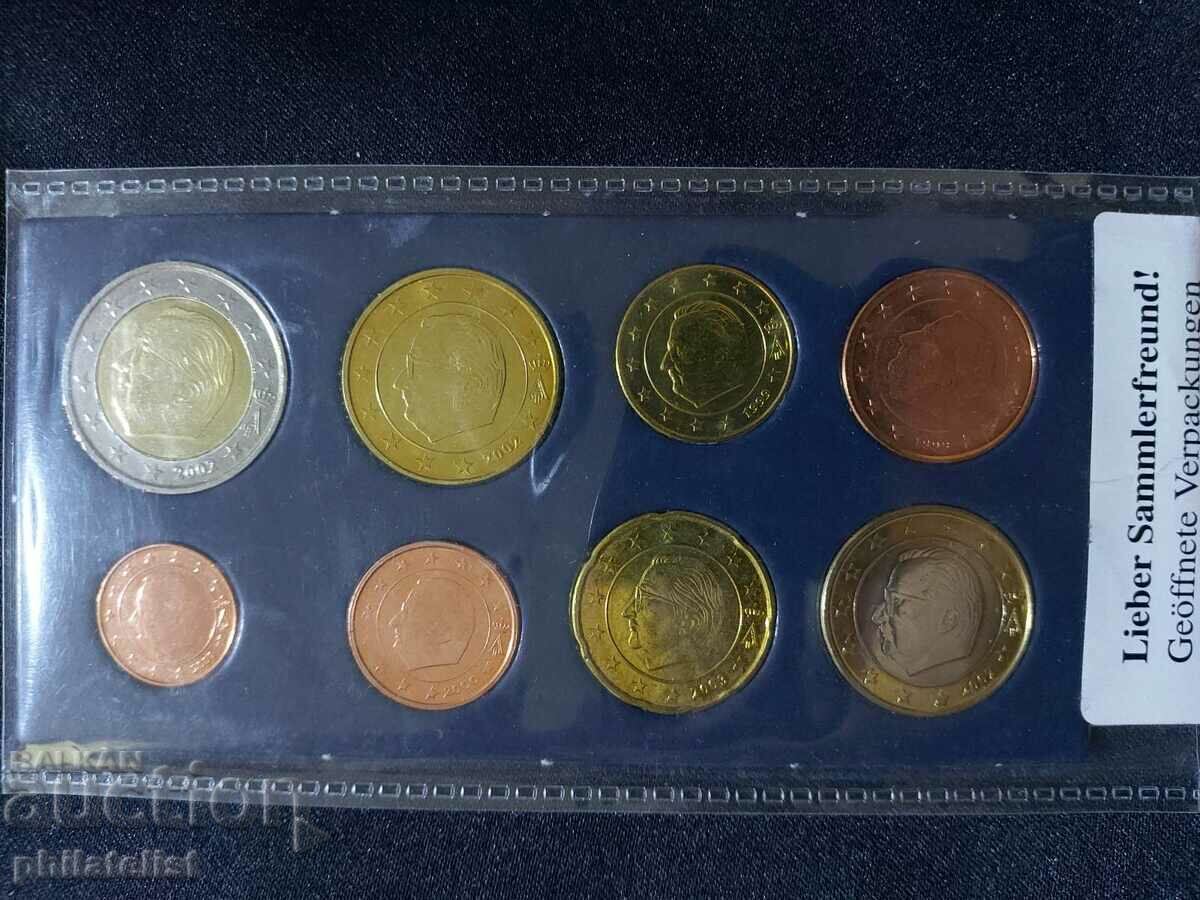 Белгия 1999 - 2003 - Евро сет серия от 1 цент до 2 евро UNC