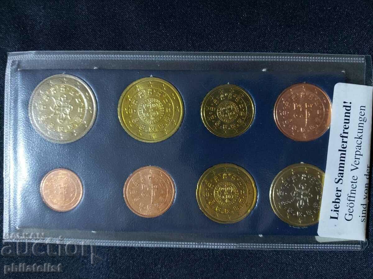 Португалия 2002 - Евро сет серия от 1 цент до 2 евро UNC