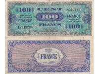 tino37- FRANCE - 100 FRANC /MILITARY CERTIFICATE/ - 1944 - F