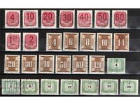 1950-65. Ungaria. timbre poștale digitale pentru perioada.