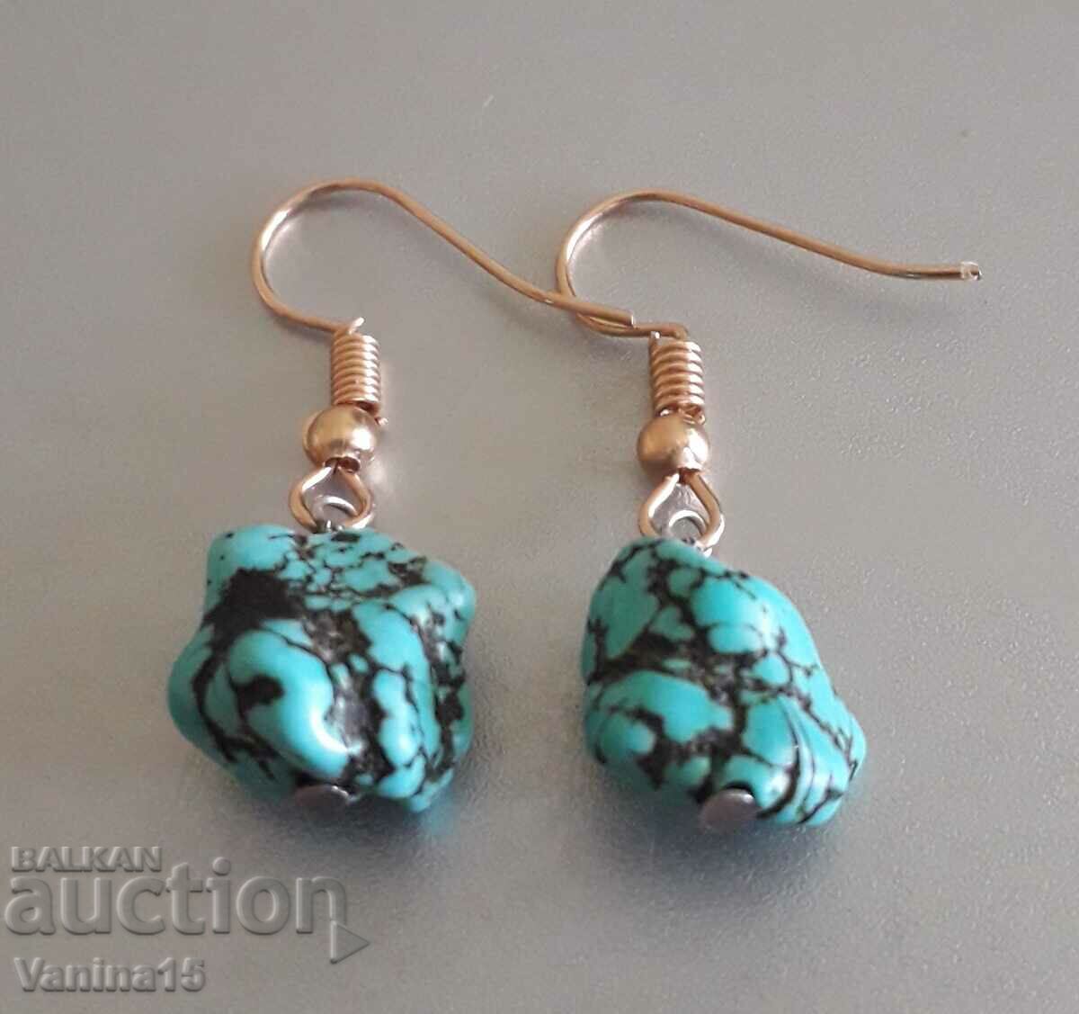 Delivery of Imported turquoise earrings Delivery of Imported turquoise earrings