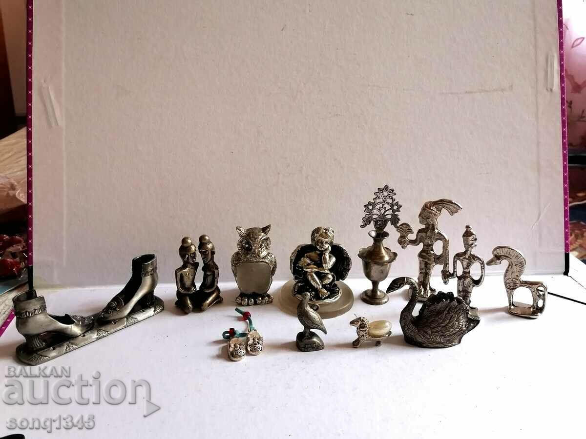 Lot of Old Collectible Figures From 0.01 St.