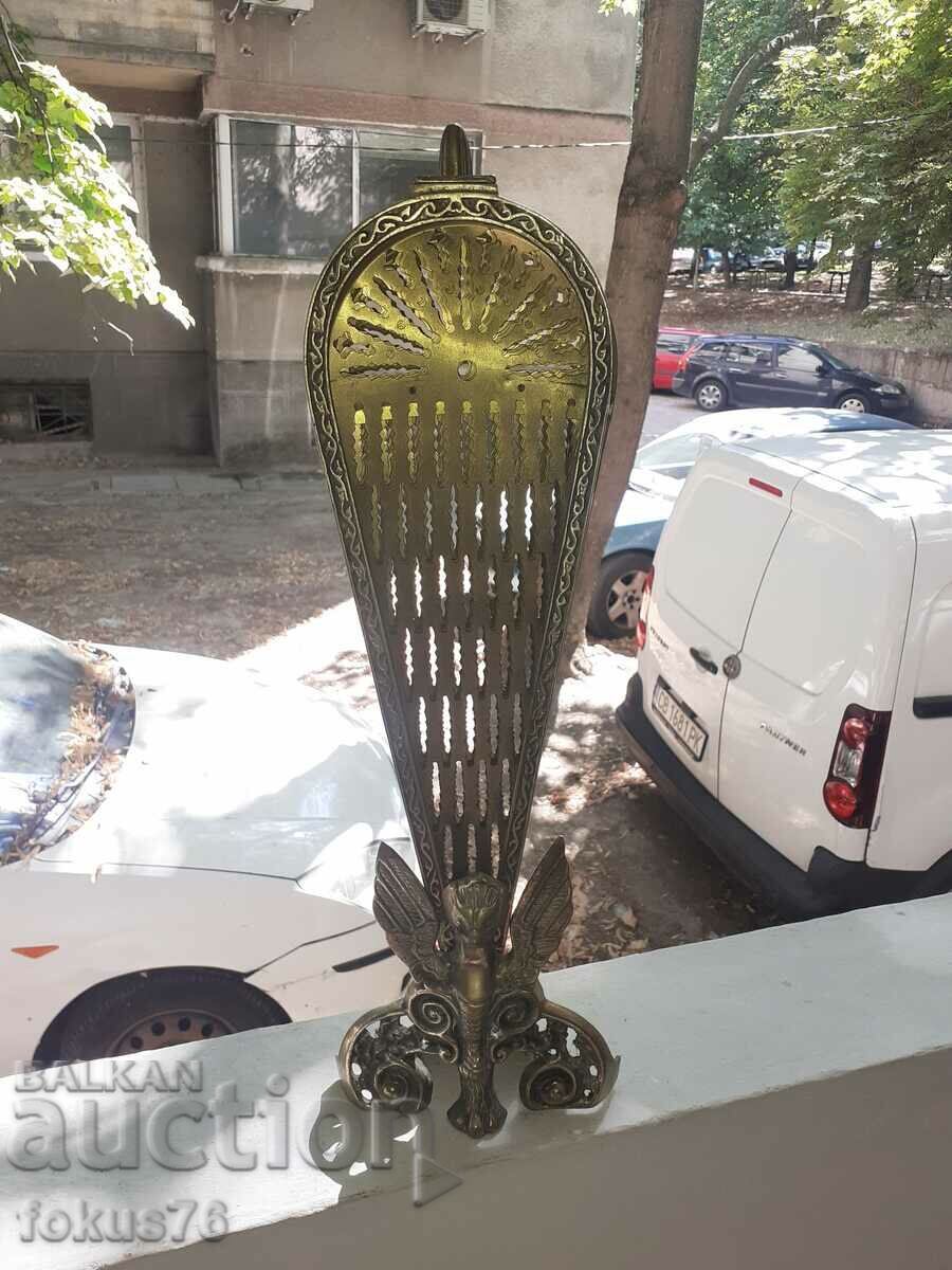 Amazing baroque brass fireplace grate - 6 Amazing baroque brass fireplace grate - 6