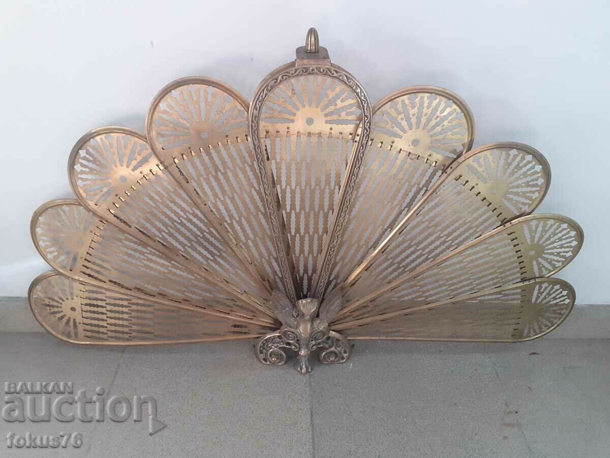 Amazing baroque brass fireplace grate Amazing baroque brass fireplace grate