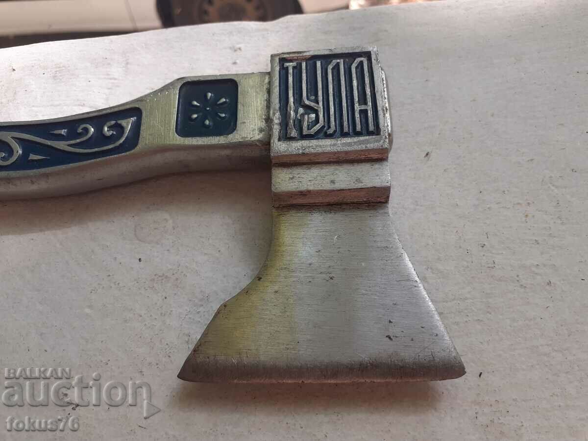 Auction Collectible small Russian hatchet Tula Auction Collectible small Russian hatchet Tula