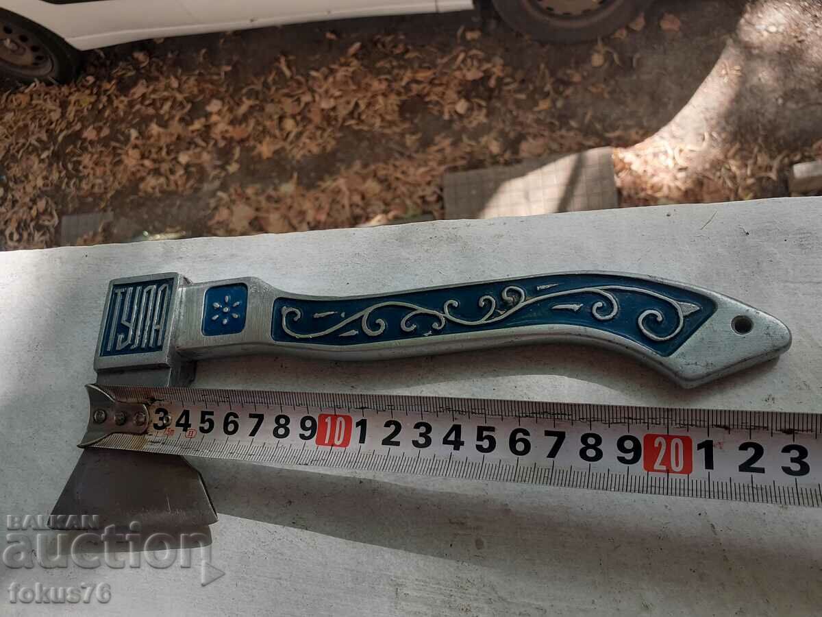 Collectible small Russian hatchet Tula - 5 Collectible small Russian hatchet Tula - 5