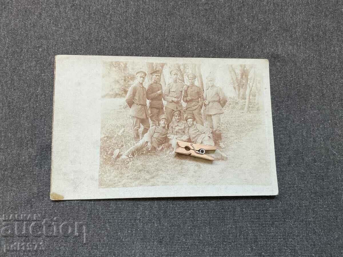 Old photo WWI 1918 military First World War