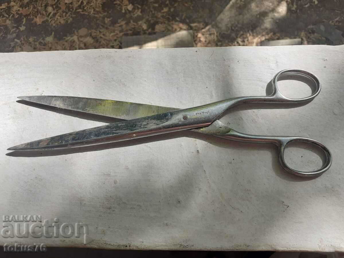 Old large German marked scissors with price 45.00 BGN | € 23.01 Old large German marked scissors with price 45.00 BGN | € 23.01