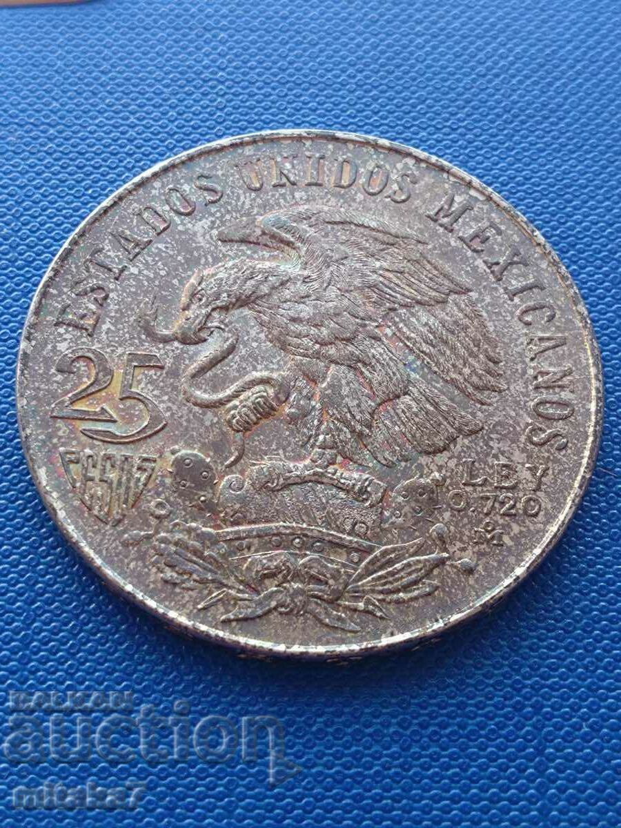 25 pesos 1968, silver, Mexico with price € 46.00 | 89.97 BGN