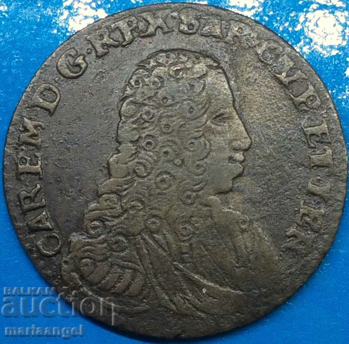 Savoy 5 soldi 1736 Ιταλία Carlo Emmanuel III (1730-1755) biln